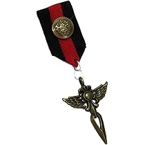 勲章　バッジ バッジ ミリタリー 勲章 赤 紺 茶色 スター ch14 勲章バッジ