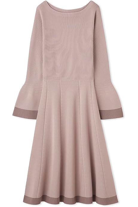 Amazon.co.jp: [セルフォード] チューリッププリントワンピース  