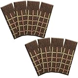 コジット 脱げにくいチェアソックス/チェックダークブラウン