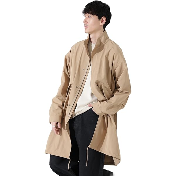 Amazon | [ラコステ] コート [公式] 耐水ライトステンカラー