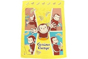 リヴェール おさるのジョージ お昼寝ケット ブランケット タオルケット ミニバスタオル 綿100％ 保育園 幼稚園 かわいい 子供 夏用