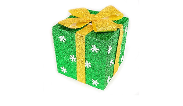 Amazon 組み立て式 プレゼント ボックス クリスマス パーティー インテリア 雑貨 ギフト 箱 グリーン 中 クリスマス雑貨 おもちゃ