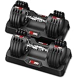 EnterSports ダンベル 可変式 12kg*2可変式ダンベル 一台多役 多段階重量変更 滑り止め 安全設計 アジャスタブルダンベル 静音 専用トレー 床傷防止 無臭素材 錆びない JP特許権取得 筋トレダンベル コンパクト 省スペース だんべ