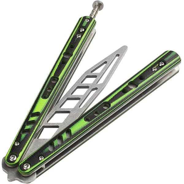 Amazon.co.jp: taiyuanyuan バタフライナイフ 練習用 トレーニング用 
