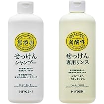 Amazon | 【セット買い】ミヨシ石鹸 無添加 せっけん シャンプー 350ml