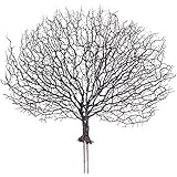 人工孔雀珊瑚植物ミニプラスチック偽花ホームインテリアオフィス（コーヒー）