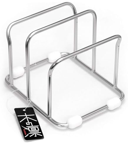 Amazon｜若林工業 極厚ステンレス まな板スタンド 3枚立て WA-2396