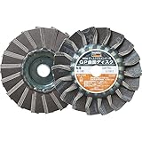 TRUSCO GP曲面ディスク アランダム 外径100Φ 5枚入 180#