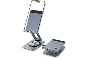 スマホスタンド 携帯スタンド 卓上アルミニウム合金製 無段階360度回転調整 スタンド折りたたみ式 iPhone 16 15 14 plus promax 13 mini プロ マックス se Huawei android に対応