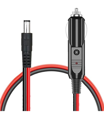 Amazon.co.jp: DC5525からシガーソケット充電用ケーブル ポータブル