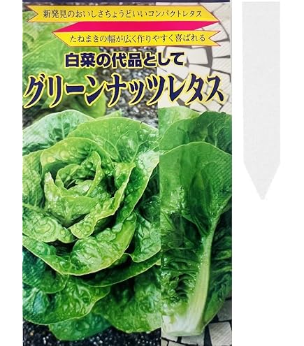 Amazon.co.jp: 日光種苗 レタス サニーレタスのタネ ちりめんちしゃ