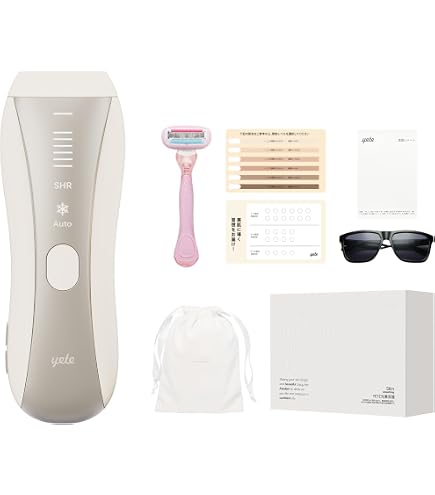 Amazon | YETE 脱毛器 家庭用光美容器 サファイア冷感搭載 VIO対応