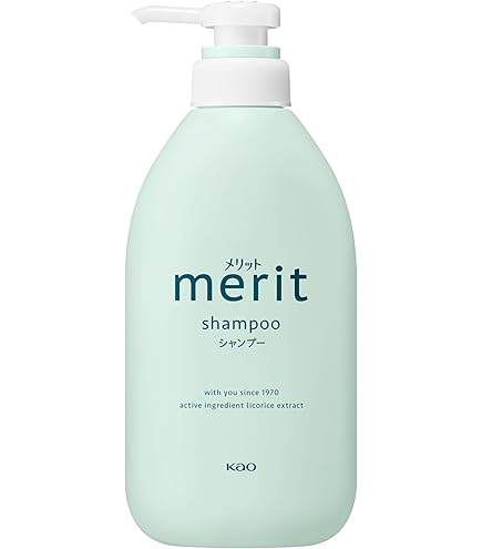 Amazon.co.jp: Merit メリット シャンプー ポンプ 480ml [医薬部外品