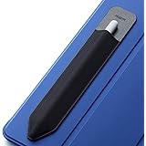 ESR Pencil ケース タッチペンカバー アップルペンシル対応 接着シール式 伸縮スタイラスペンケース 薄型 保護 紛失防止 貼付用 Pencil[第1世代＆第2世代]対応 ブラック