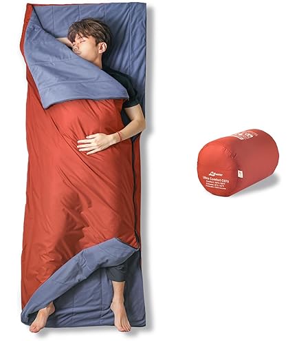 Amazon.co.jp: OUTREVO 寝袋 ダウン 封筒型 軽量 グースダウン 400g