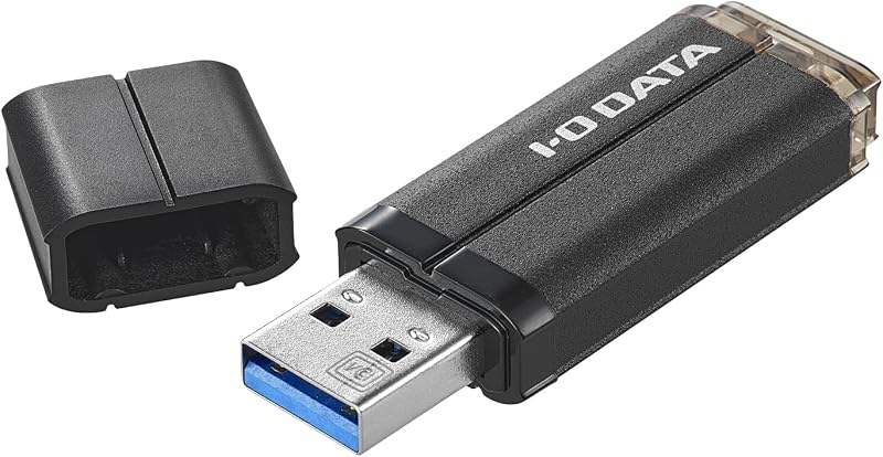 IODATA USBメモリー 64GB Type-A ブラック 5Gbps(Win/mac) PC データ共有 データ保存 バックアップ 日本メーカー MUM-64G/KUE