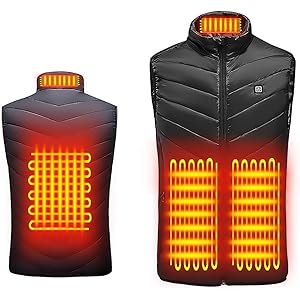 【2020年最新バージョン】電熱ヒートベスト3段階温度調節4つヒーター内蔵USB電源ヒーター水洗い可電熱ジャケット保温…