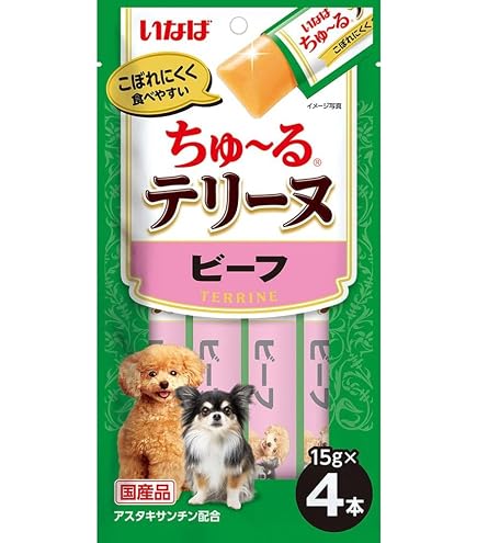 Amazon | ちゅ～るテリーヌ とりささみ 15g×4本 | いなば | ビスケット
