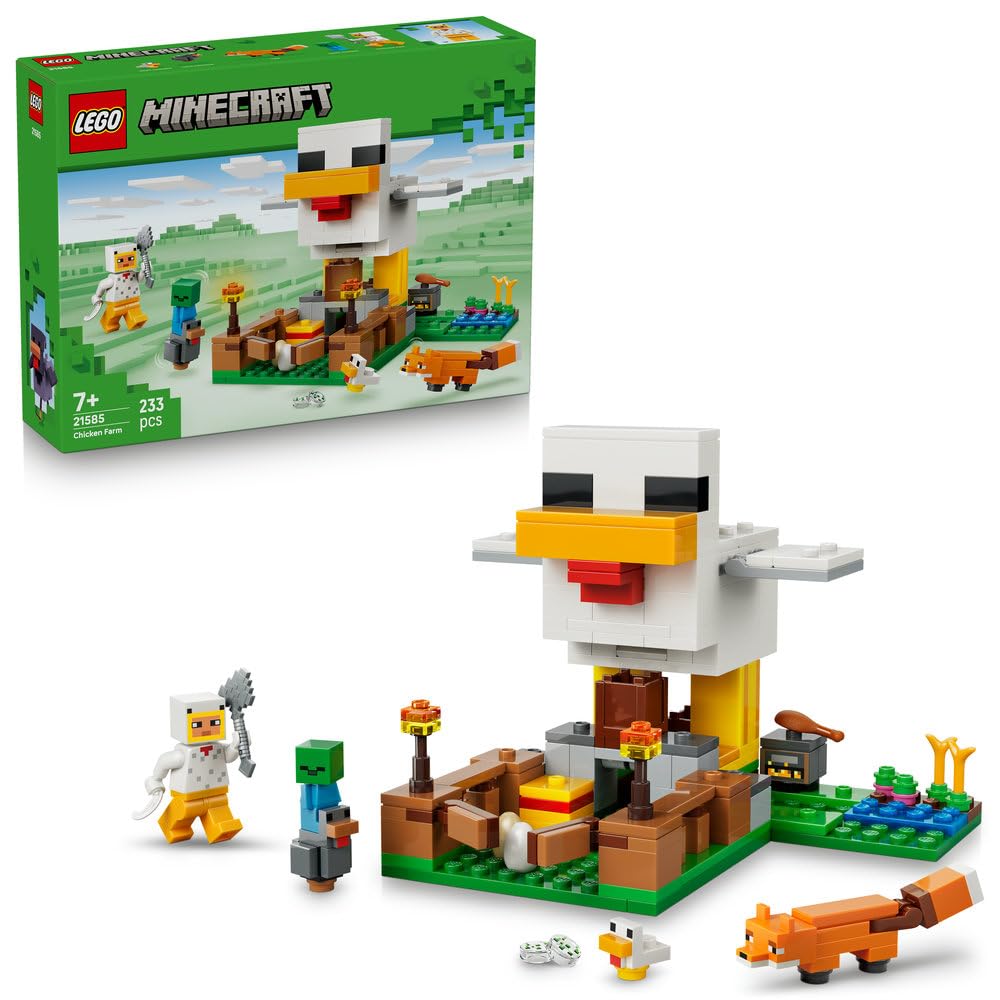 レゴ(LEGO) マインクラフト ニワトリ農場 21585 おもちゃ 女の子 男の子 | 玩具 誕生日 プレゼント ブロック 7歳 8歳 9歳 小学生 マイクラ Minecraft グッズ ゲーム 映画 子供 233ピース