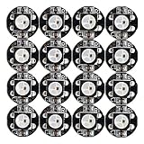 MOKUNGIT WS2812B LED Chips 100PCS Individually Addressable WS2812B Black LED Chips with Black PCB He