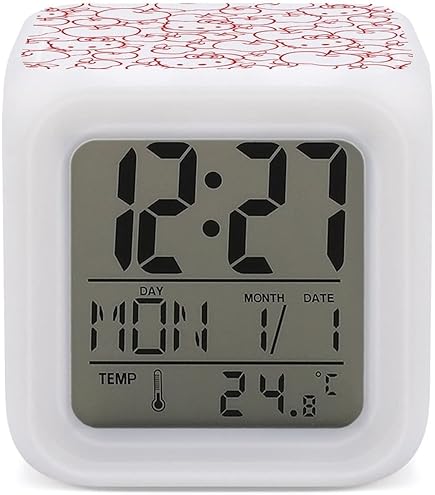 Amazon.co.jp: ハローキティ 目覚まし時計 デジタル置き時計