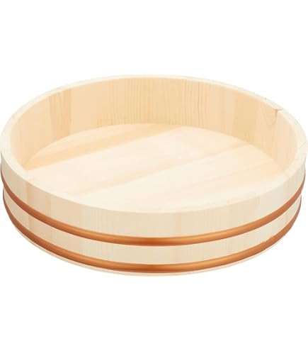 Amazon｜立花容器 寿司桶 プラスチックタガ 飯台 日本製 約36cm 約7合