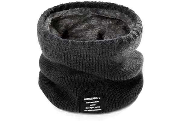 Bafup Neck Warmer, Neck Guard, Winter, Extra Warmth, Fluffy Lining, Windproof, Cold Protection, Soft, Lightweight, Autumn, Wi