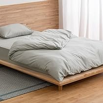 Amazon.co.jp: 無印良品 防ダニ羽毛掛ふとん ダブルサイズ 190×210cm