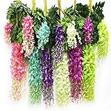 Felice Arts人工藤のつるシルクHanging花ウェディングdecor-12pcs