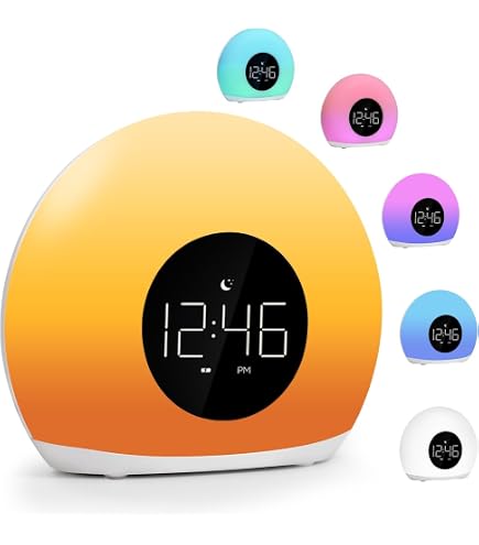 Amazon.co.jp: 目覚まし時計 光 大音量 日の出＆日没シミュレーション