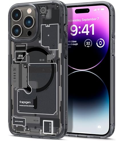 Spigen iPhone14Pro ケース 薄型　サンドベージュ iPhone14 ケース クリア iPhone14Pro ガラスフィルム シュピゲン