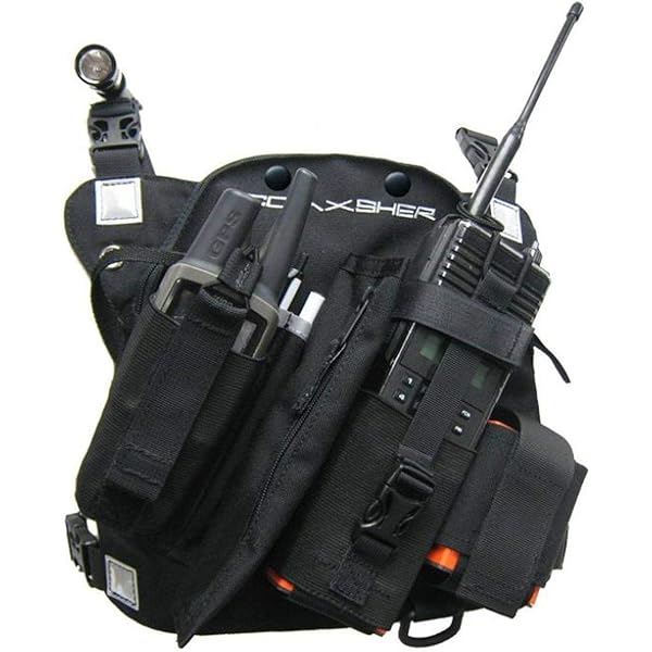 Amazon.co.jp: X-FIRE® Single Radio Chest Rig Harness w/Tool