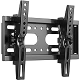 ASMXQY 壁掛けテレビ金具 14-42インチ対応 小型 LCD LED 液晶用 ティルト±15度 上下角度調節可能 VESA 50x50 100x100 200x100 200x200mm 耐荷重25kg tvかべかけ金具 モニター壁掛け