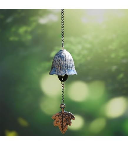 Amazon.co.jp: 日本式鋳鉄風鈴：古銅色の永遠の幸運風鈴と紅葉
