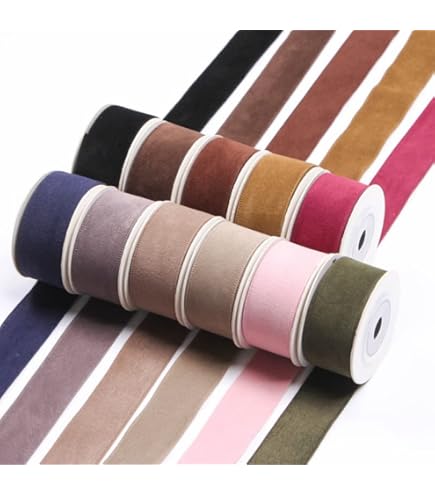 激安まとめ売り　ロール　ベルベット　ベロアリボン　業務用　新品多数　リボン資材 激安まとめ売り ロール ベルベット ベロアリボン 業務用 新品多数