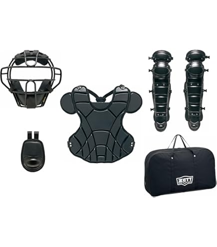 Amazon | ミズノ MIZUNO 硬式用捕手防具4点セット(高校野球ルール対応