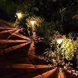Spritech(TM) Clear Diamond Solar LED Outdoor Lighting Perfect for Path Patio Deck Driveway and Garde