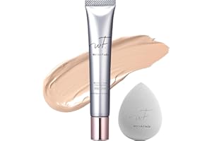 [パフ付き] WrinkFade リンクフェード 薬用ハイカバーファンデーション 20g クリームファンデーション 化粧下地 下地 毛穴隠し bbクリーム スポンジ パフ