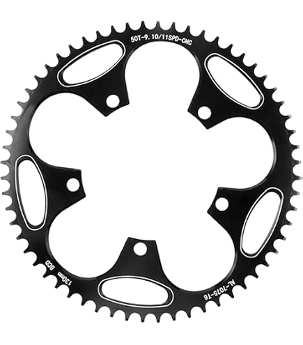 Amazon | Prowheel Bike 130mm BCD アルミニウム合金 6061 CNC 52T/54T