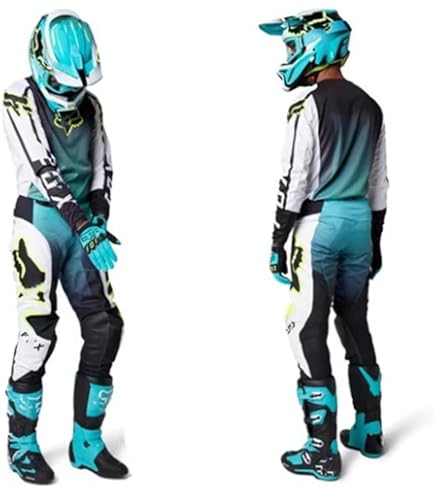 ★ モトクロスジャージ 上下セット 長袖 バイク用 オフロードジャージ XL フリーライダー バイクウエア メッシュ上下セット ジャージ