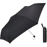 Waterfront 折りたたみ傘 雨傘 『 ビッグサイズ 折 』 ブラック 63cm 長傘よりも大きくて耐久性もある定番傘 親骨 FRP 強化骨 ユニセックス U363-0866BK1-B0