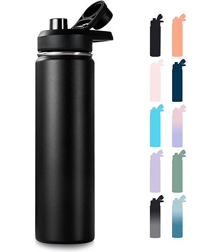 Gourde Isotherme Captain Stag 600 Ml - Double Paroi Inox - Garde Le Chaud Et Le Froid