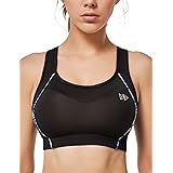 Yvette(イベット)スポーツブラ 揺れない しっかりサポート 後ろホックタイプ Yバック トレーニングウェア