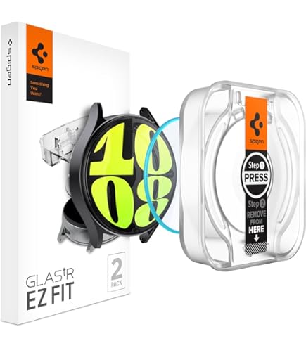 Amazon.co.jp: Spigen EZ Fit ガラスフィルム Galaxy Watch 6 44mm 用