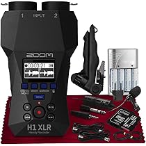 Amazon | Zoom H1 XLR ハンディレコーダー、32ビットフロート、2