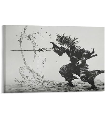 Amazon.co.jp: CZWEN アニメ ポスター 宮本 武蔵 バガボンド ポスター