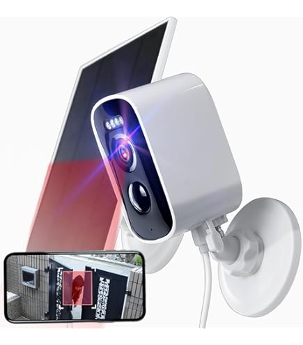 YESKAMO 防犯カメラ ソーラー 屋外 WiFi 1080P 10400mA Amazon.co.jp: 【充電池式・完全無線】 YESKAMO 防犯カメラ ソーラー