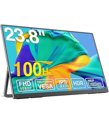 Amazon.co.jp: モバイルモニター 23.8インチ フルHD 1080p IPS