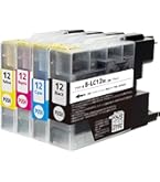 Amazon.co.jp: Brother(ブラザー 純正互換インクカートリッジ LC12 4色