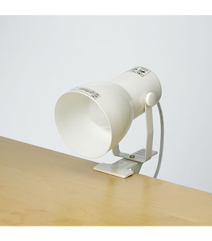 Amazon | ELPA クリップライト 40W 長尺アーム ブラック SPOT-LCR40(BK